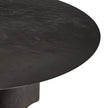 Four Hands Round Side Table In Solid Iron