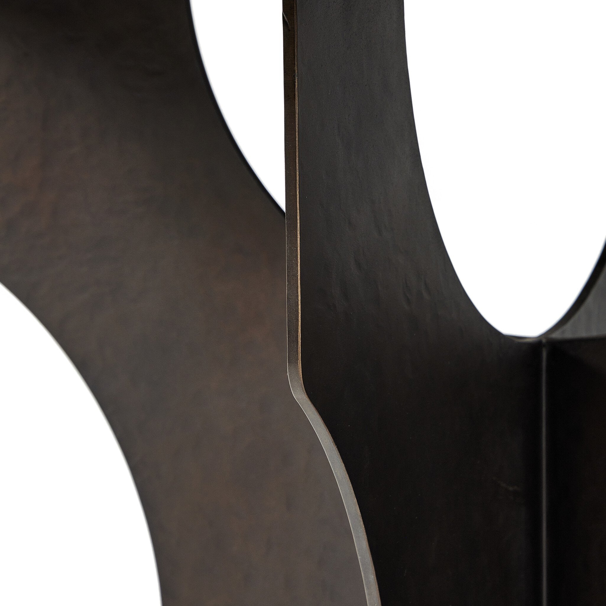 Four Hands Round Side Table In Solid Iron