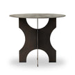 Four Hands Round Side Table In Solid Iron