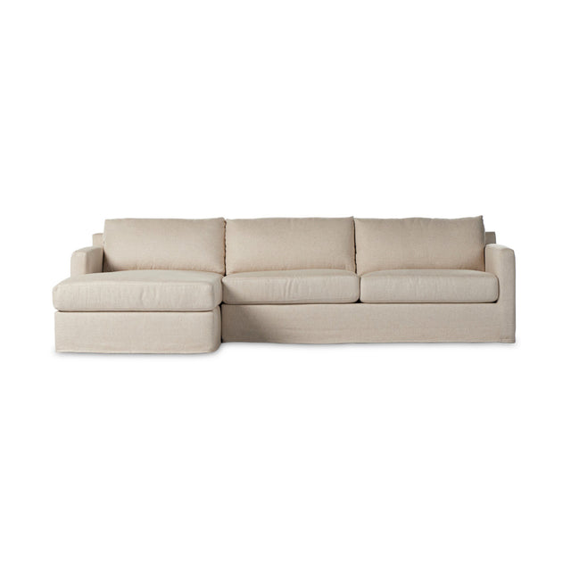 Four Hands Hampton 2-Piece Slipcover Sectional
