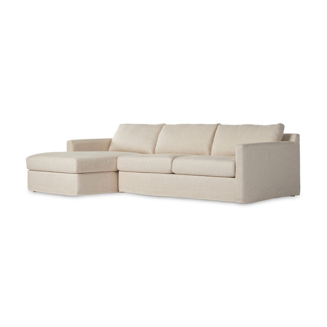 Four Hands Hampton 2-Piece Slipcover Sectional