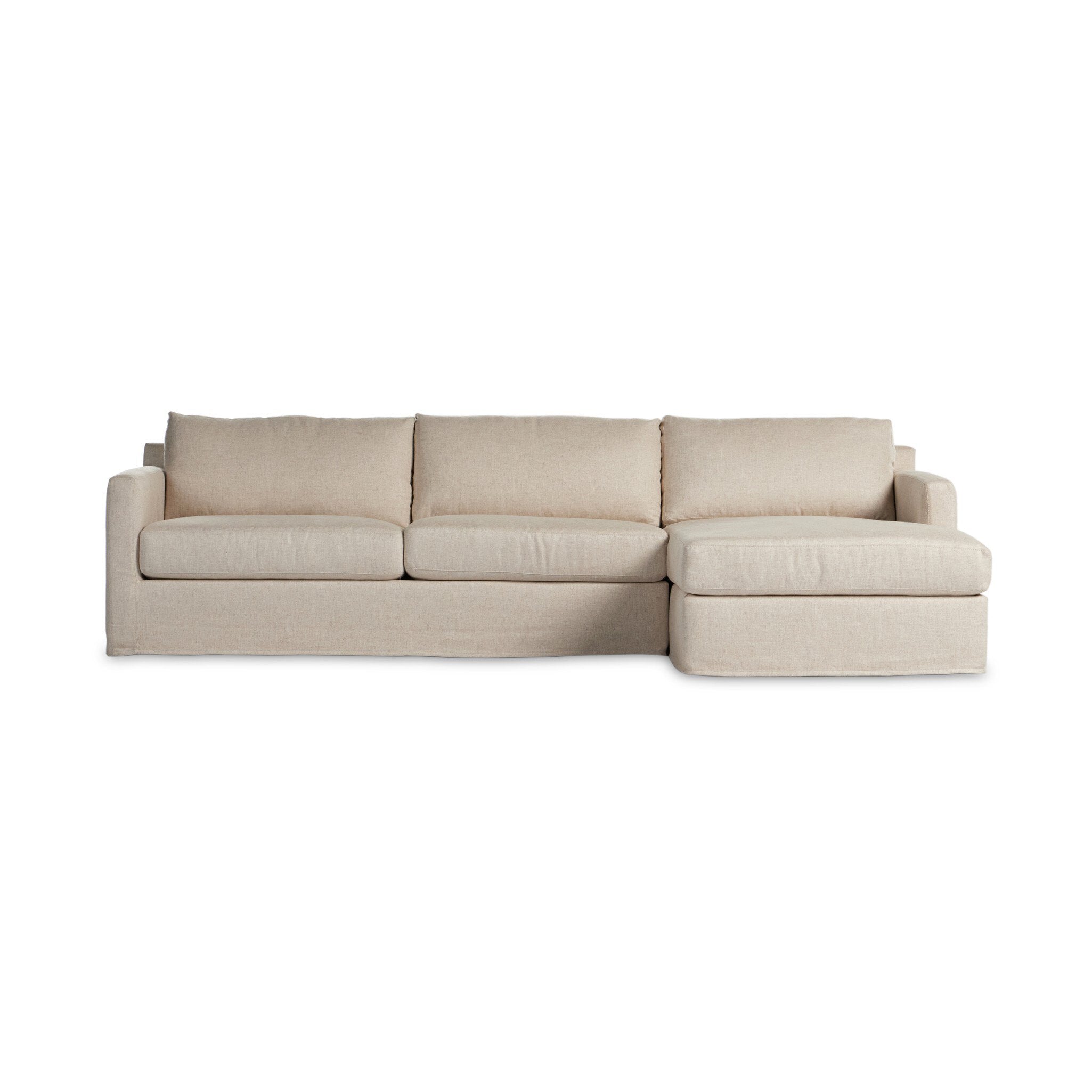 Four Hands Hampton 2-Piece Slipcover Sectional