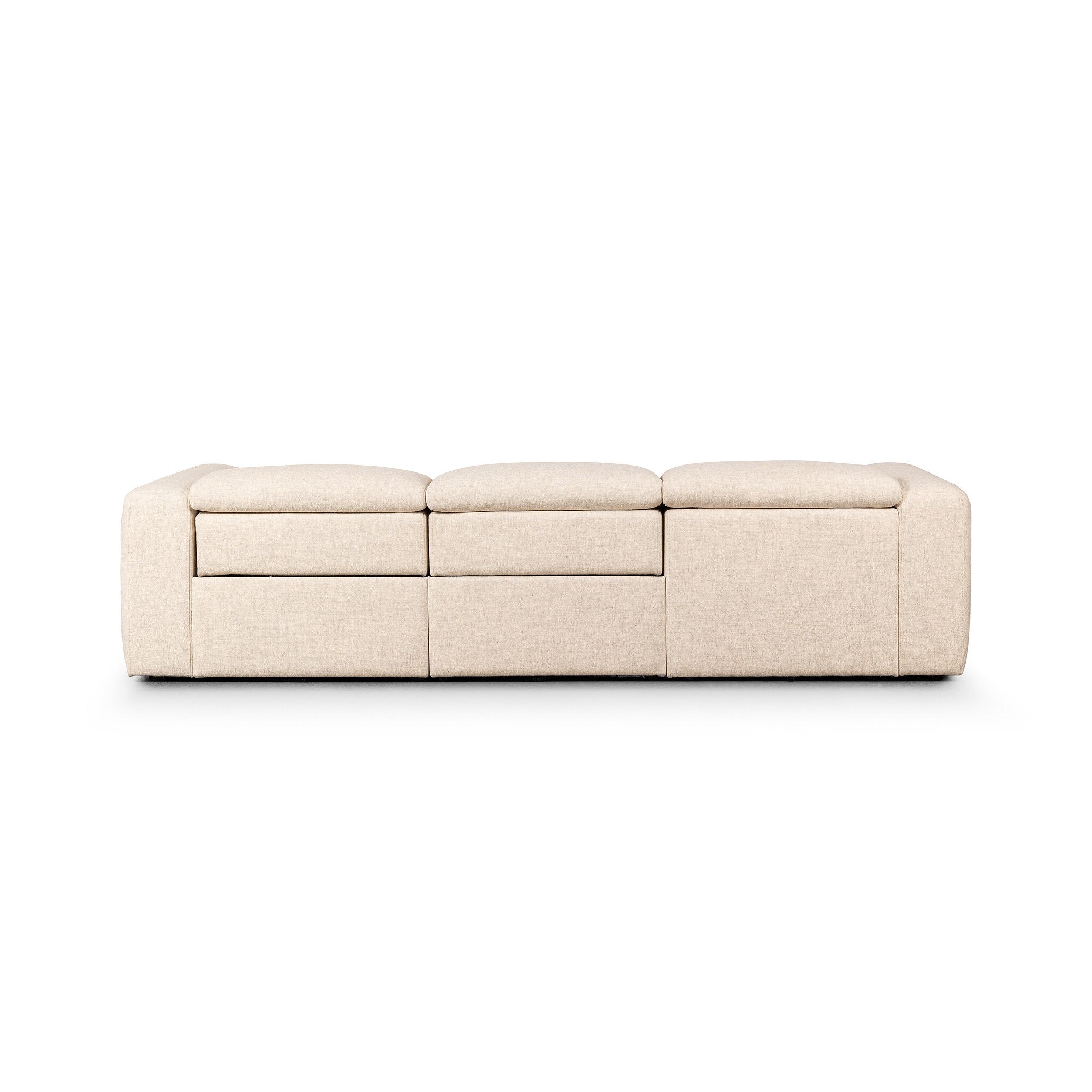 Four Hands Radley Power Recliner 3-Piece Sectional W/ Chaise