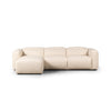 Four Hands Radley Power Recliner 3-Piece Sectional W/ Chaise