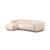 Four Hands Radley Power Recliner 3-Piece Sectional W/ Chaise