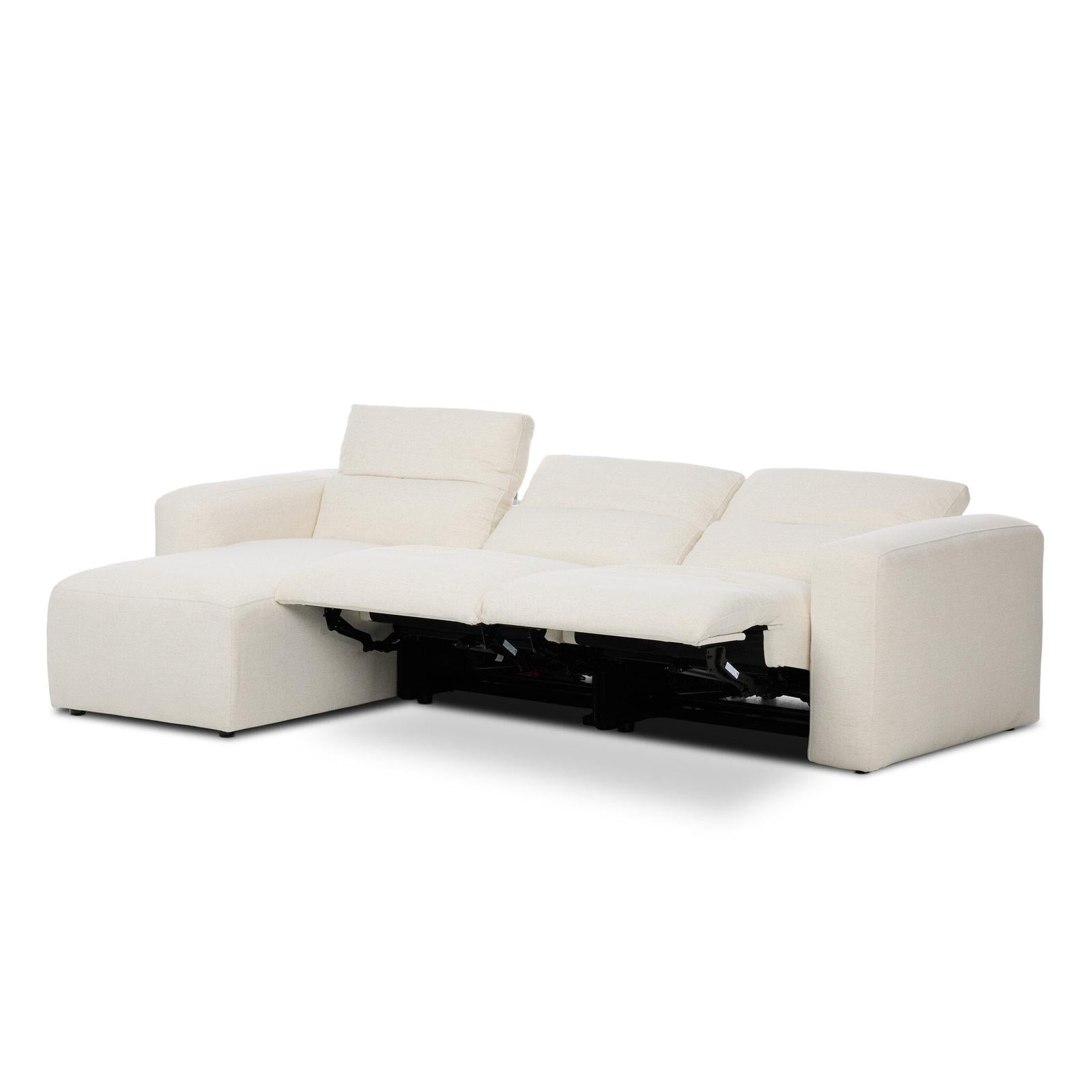 Radley Power Recliner 3-Piece Sectional W/ Chaise