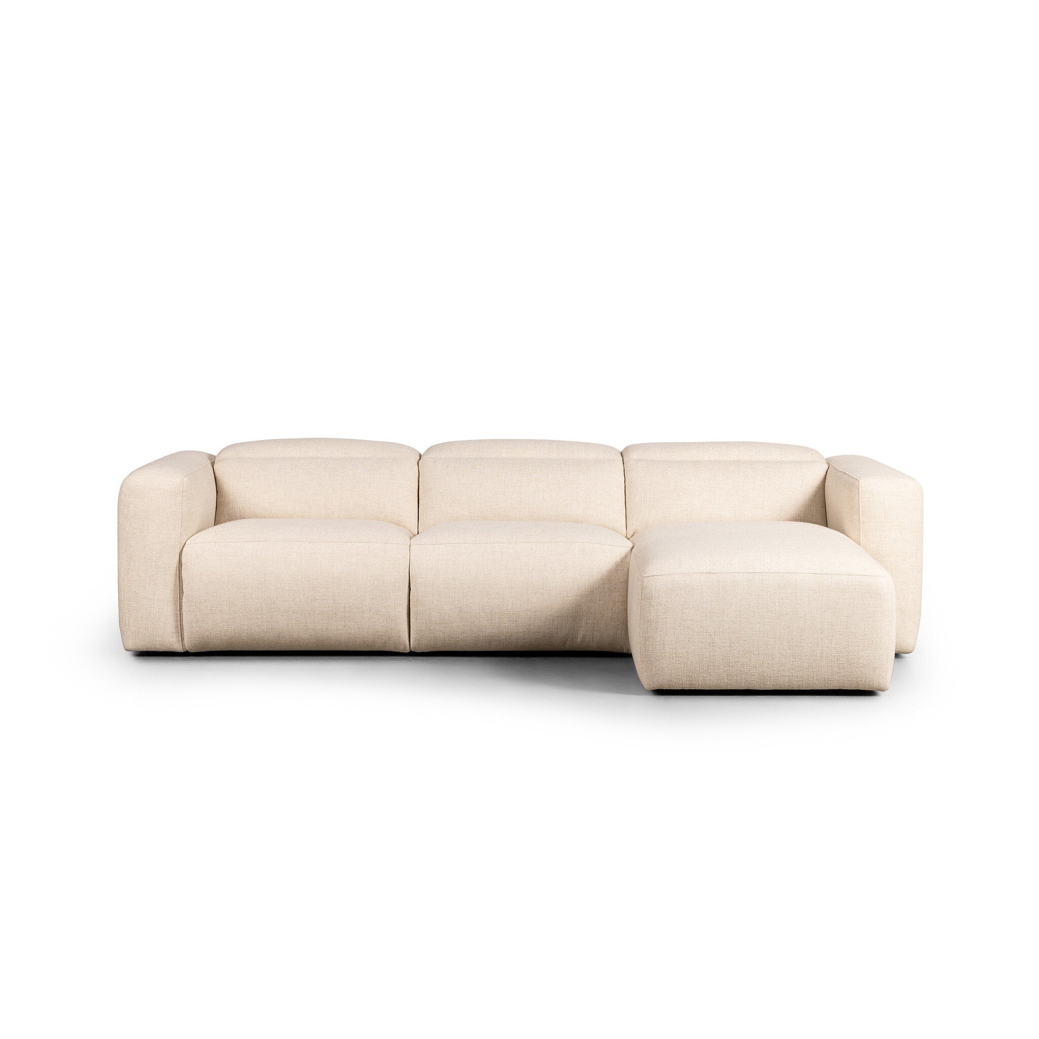 Four Hands Radley Power Recliner 3-Piece Sectional W/ Chaise