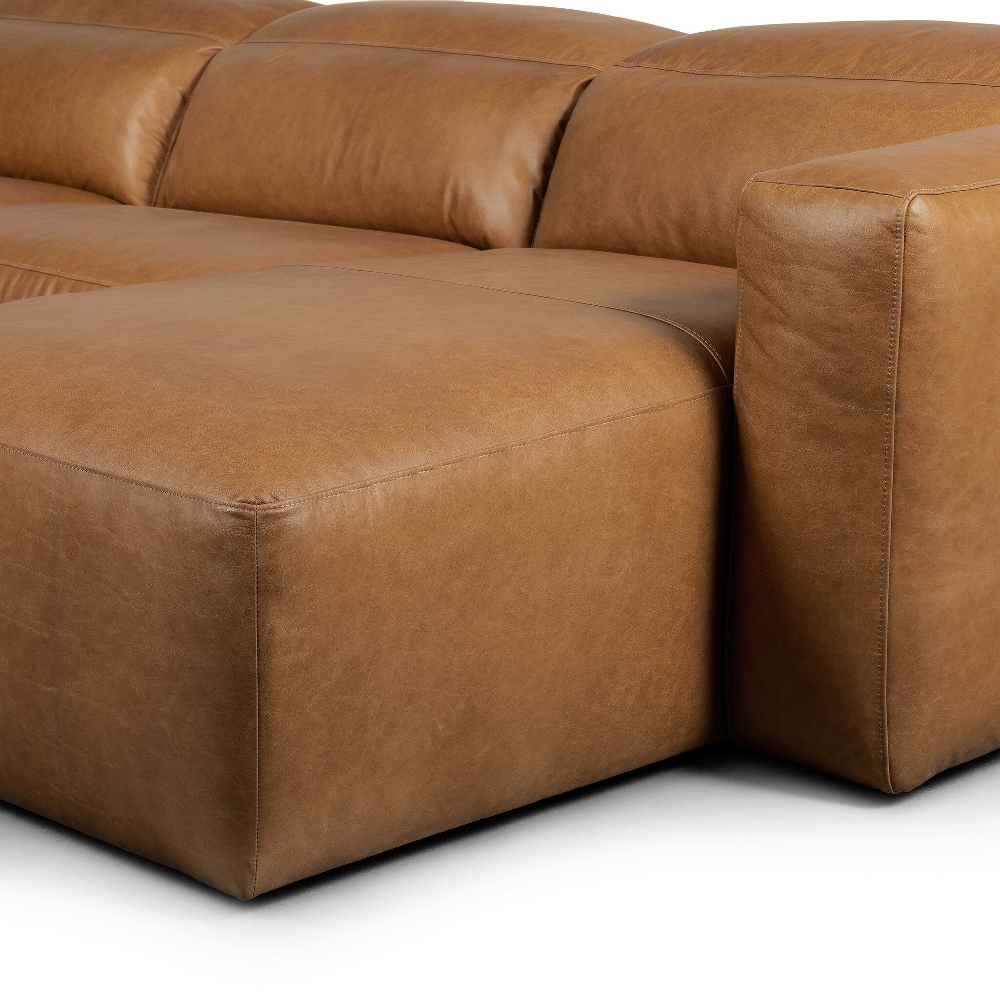 Four Hands Radley Power Recliner 3-Piece Sectional W/ Chaise