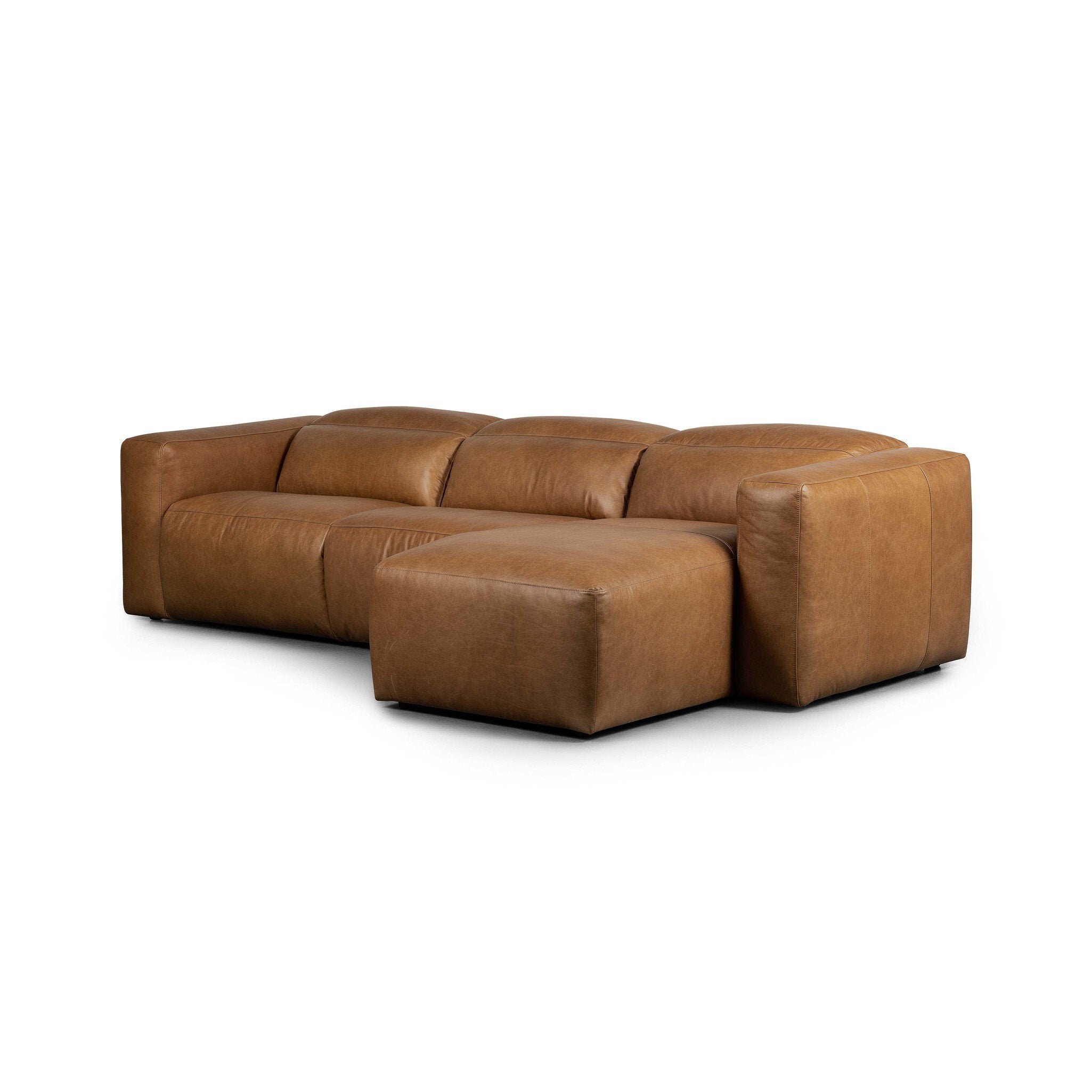 Four Hands Radley Power Recliner 3-Piece Sectional W/ Chaise
