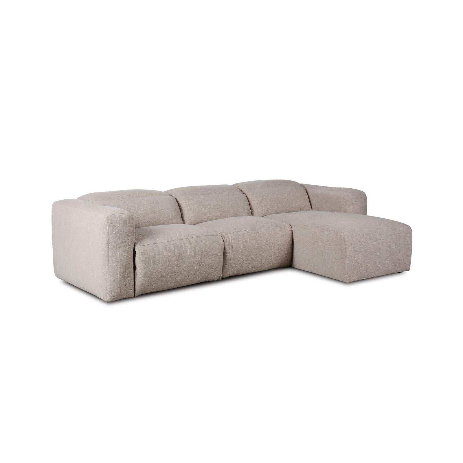 Four Hands Radley Power Recliner 3-Piece Sectional W/ Chaise