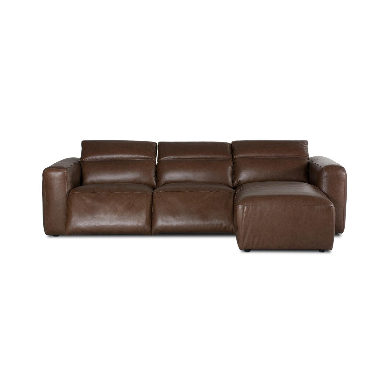 Radley Power Recliner 3-Piece Sectional W/ Chaise
