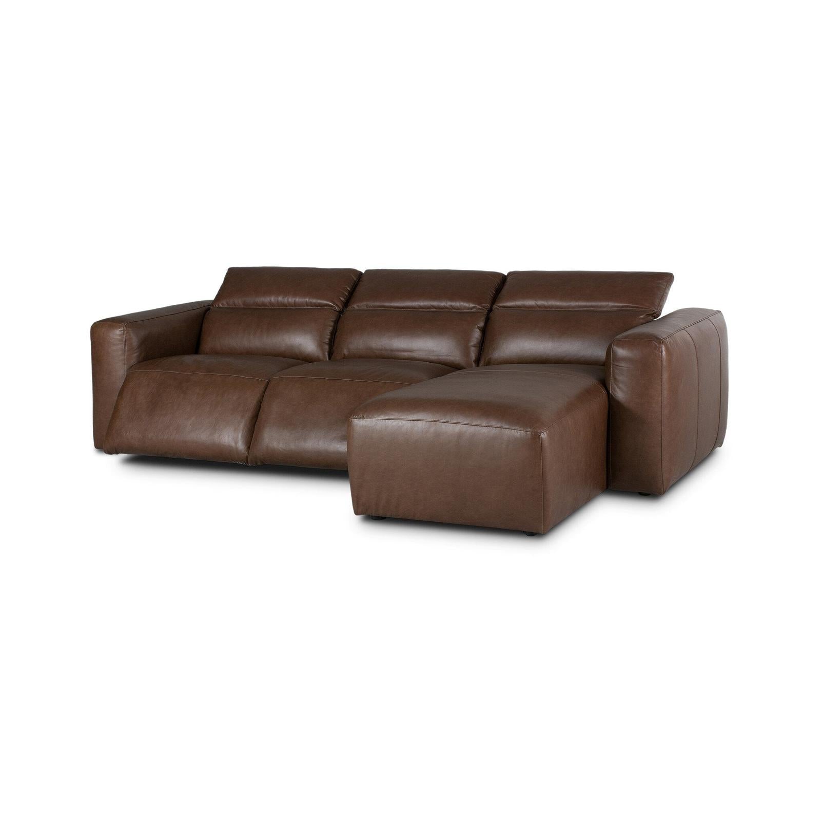 Radley Power Recliner 3-Piece Sectional W/ Chaise