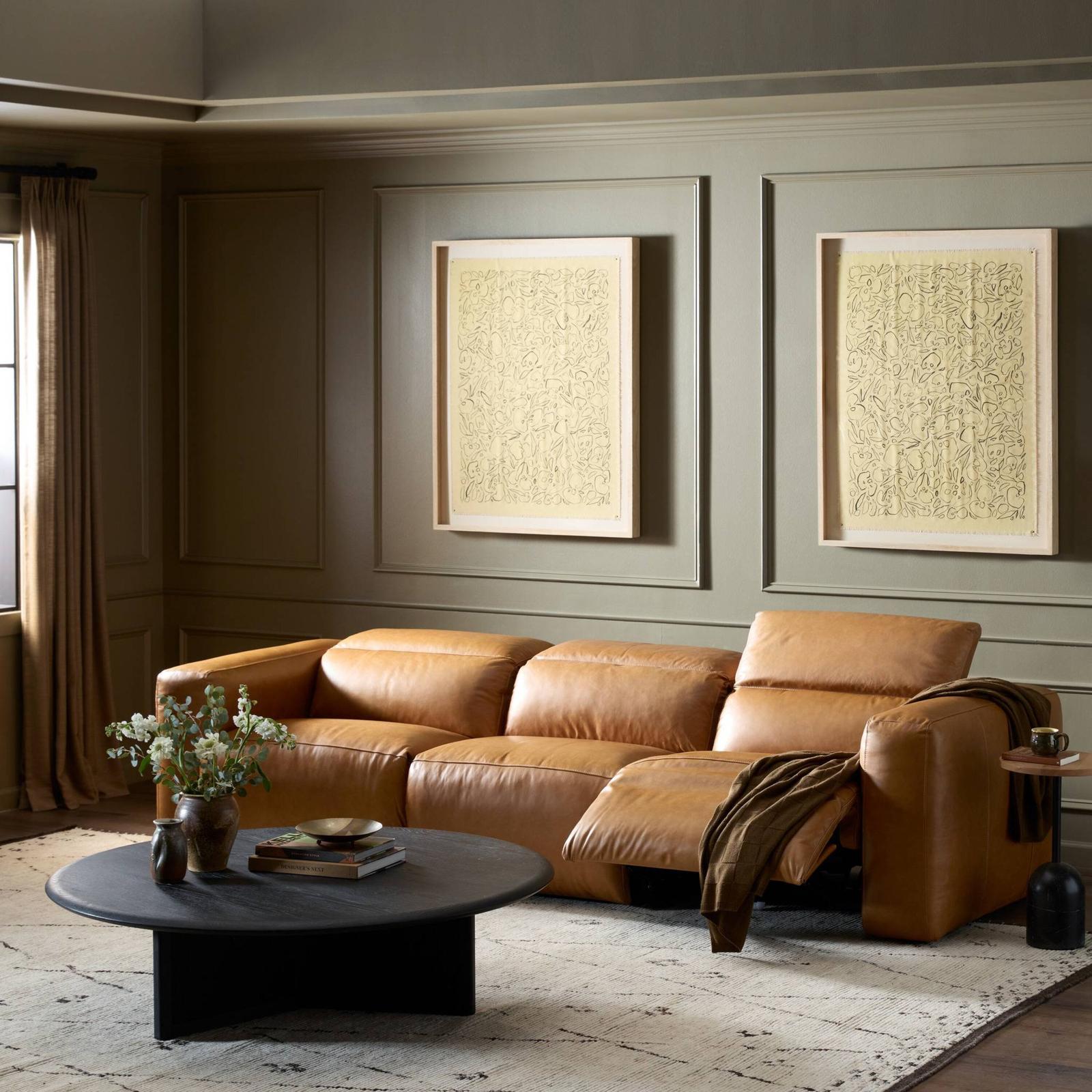 Four Hands Radley Power Recliner 3-Piece Sectional