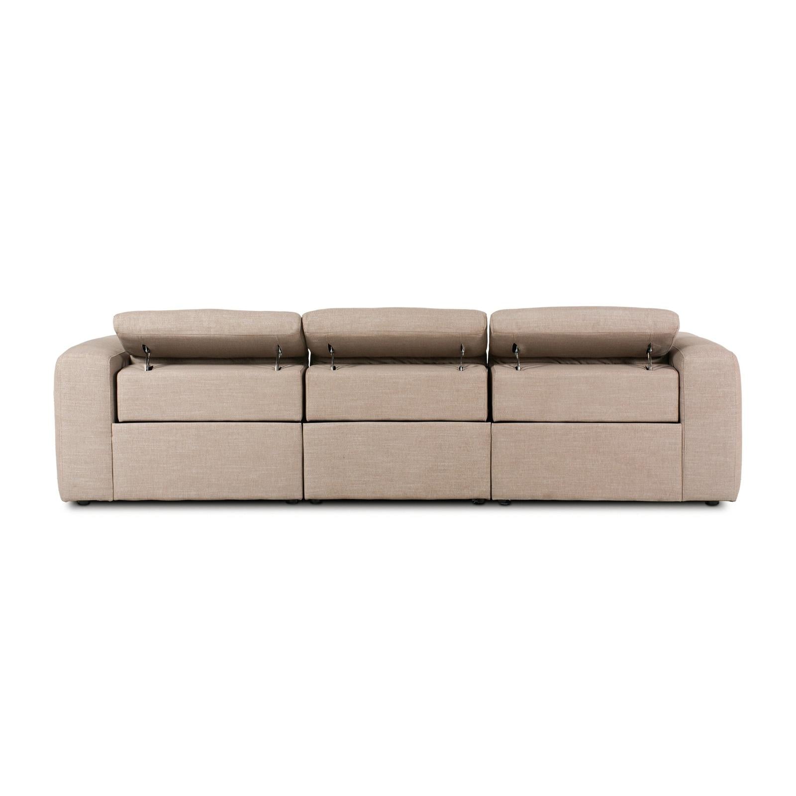 Four Hands Radley Power Recliner 3-Piece Sectional