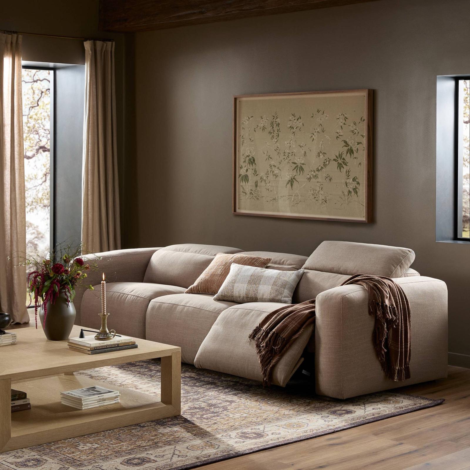 Four Hands Radley Power Recliner 3-Piece Sectional