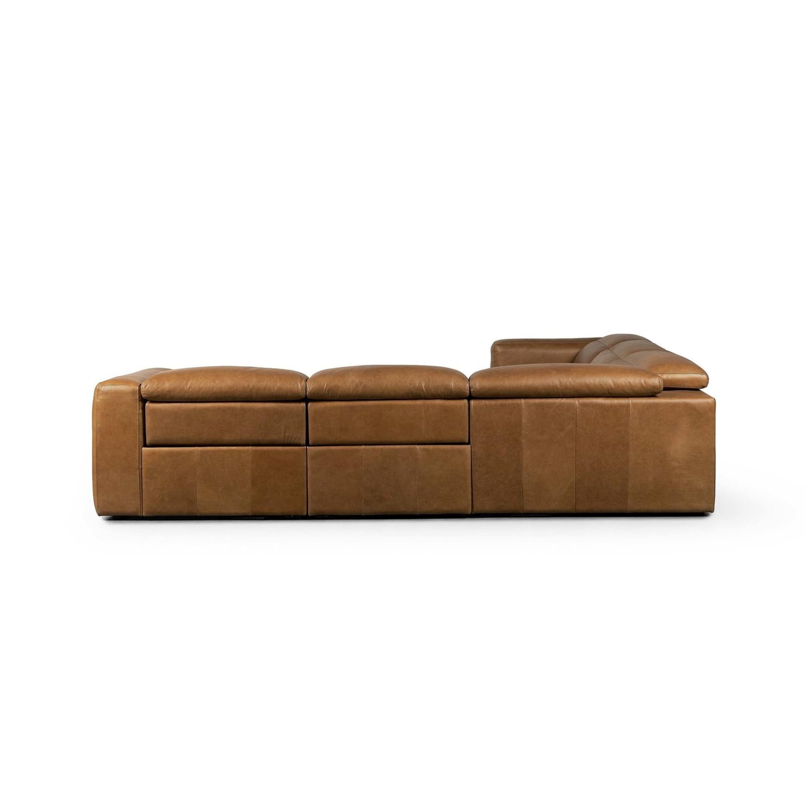 Four Hands Radley Power Recliner 5-Piece Sectional