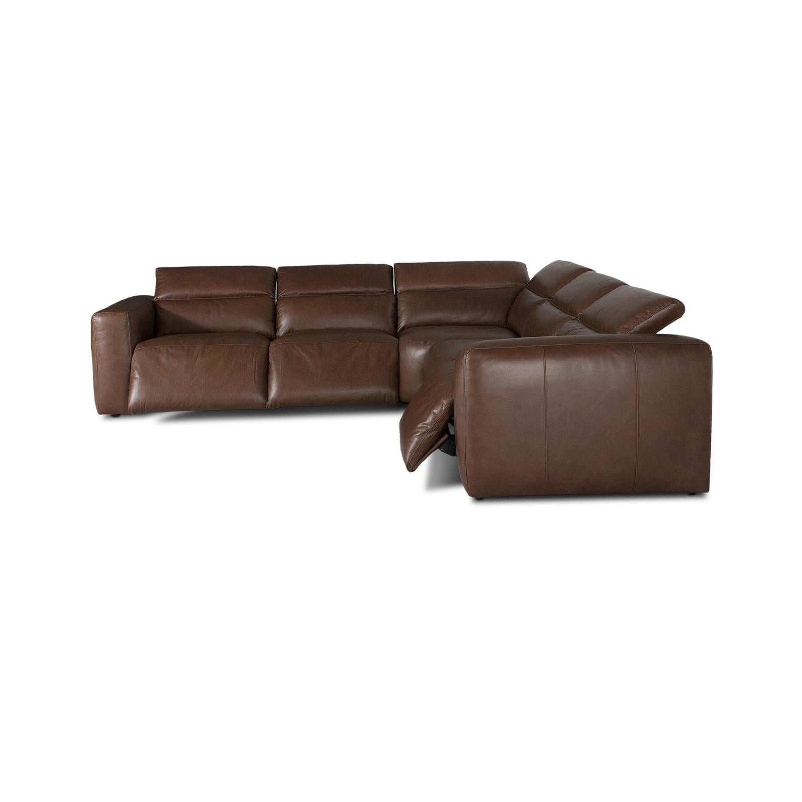Four Hands Radley Power Recliner 5-Piece Sectional