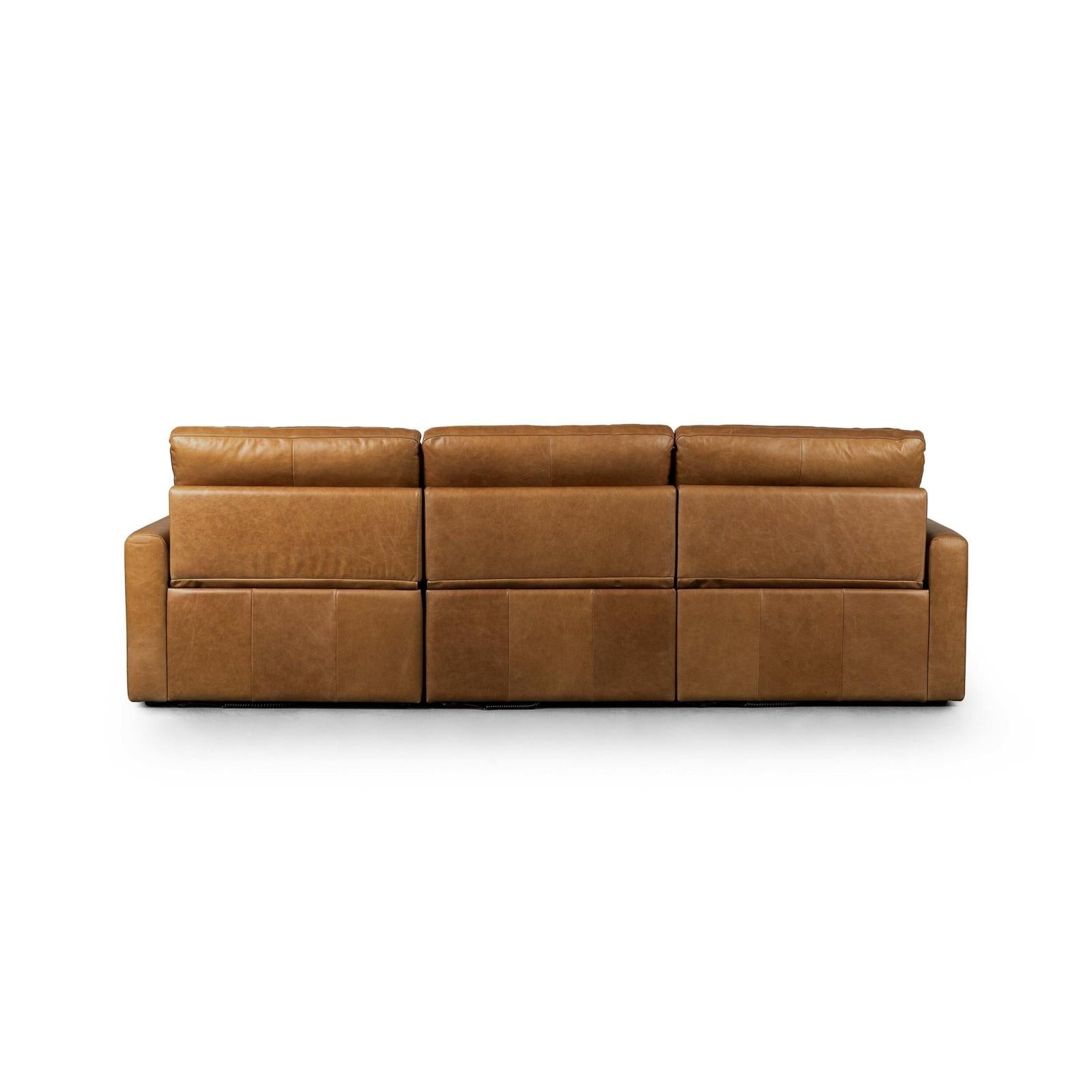 Four Hands Tillery Power Recliner 3-Piece Sectional