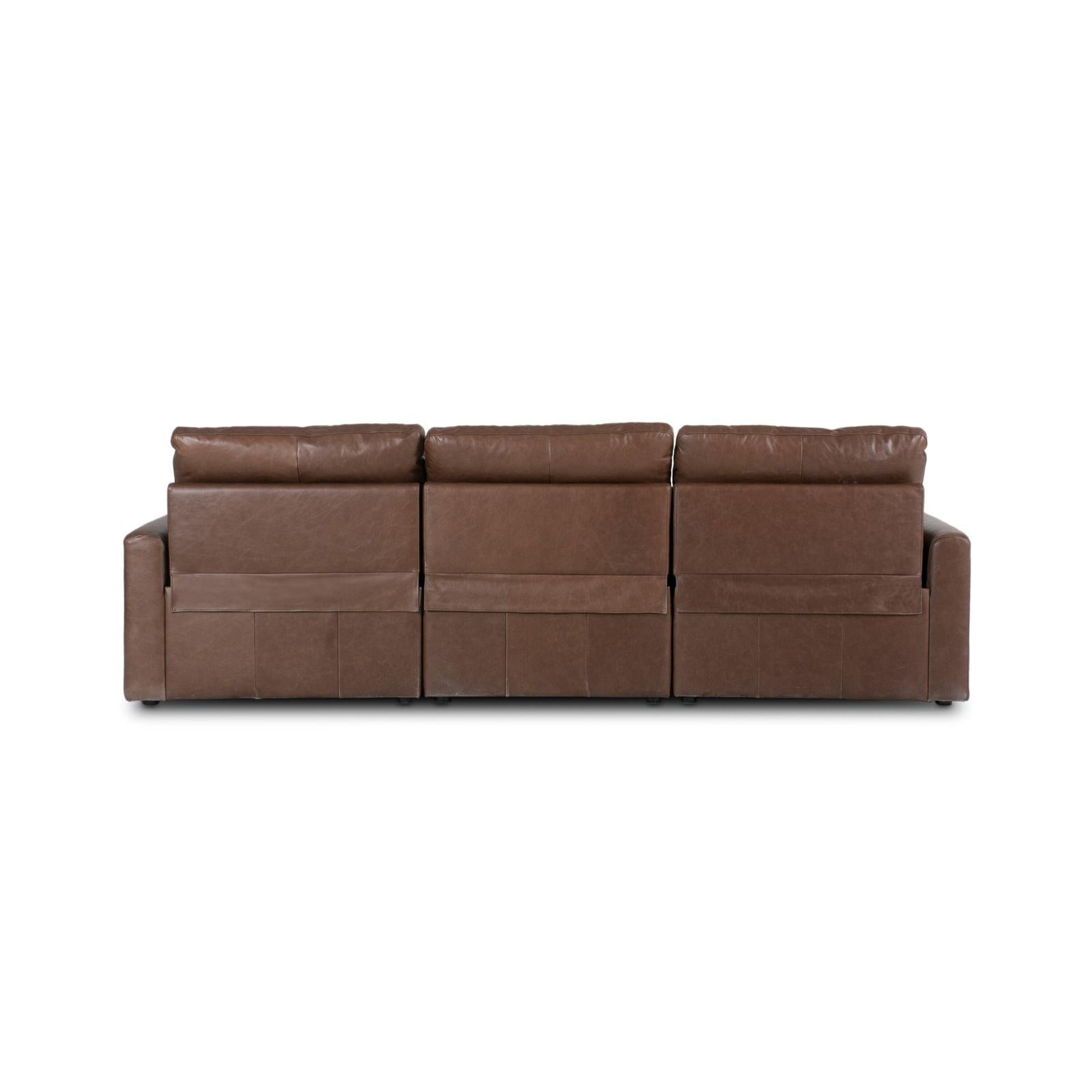 Four Hands Tillery Power Recliner 3-Piece Sectional