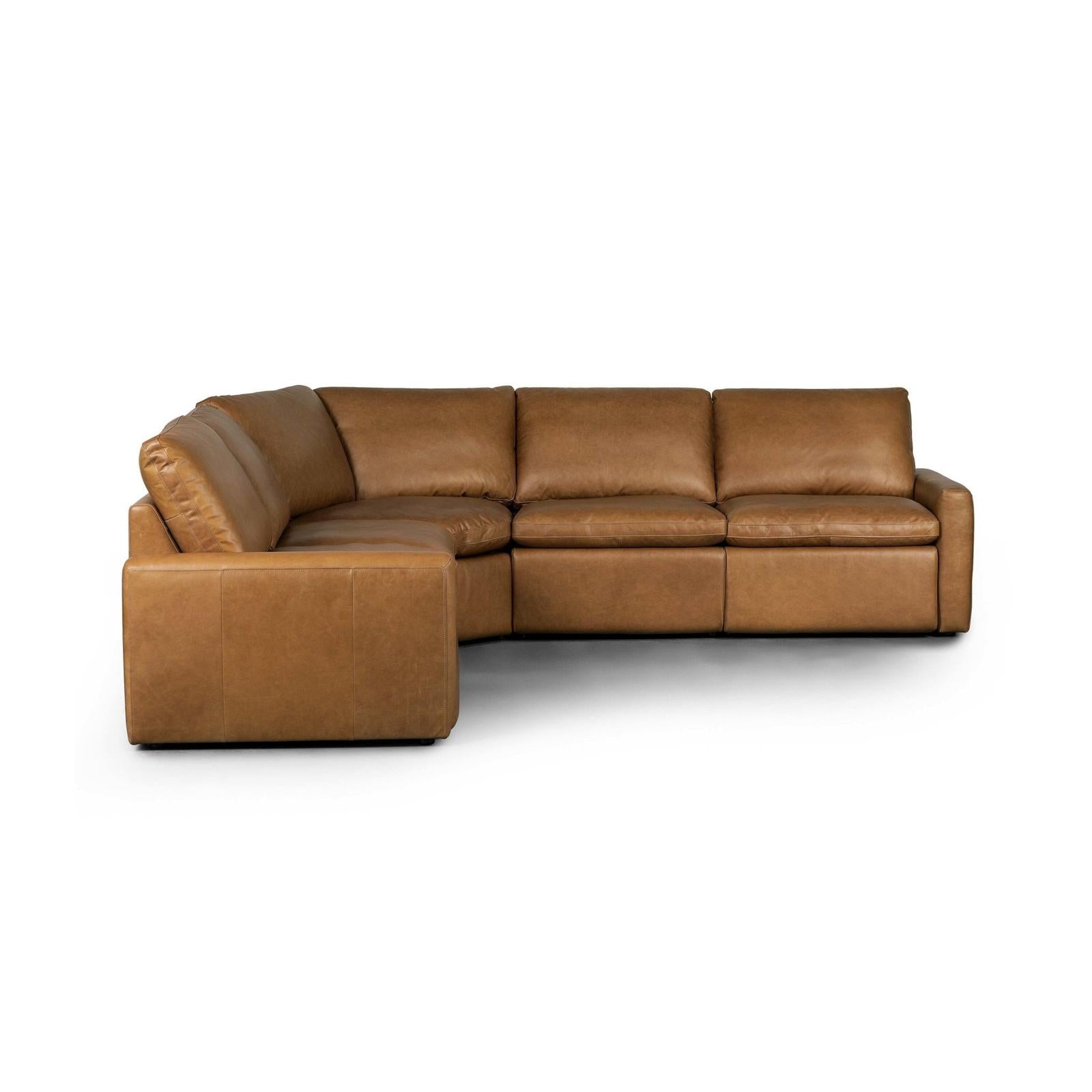 Four Hands Tillery Power Recliner 5-Piece Sectional