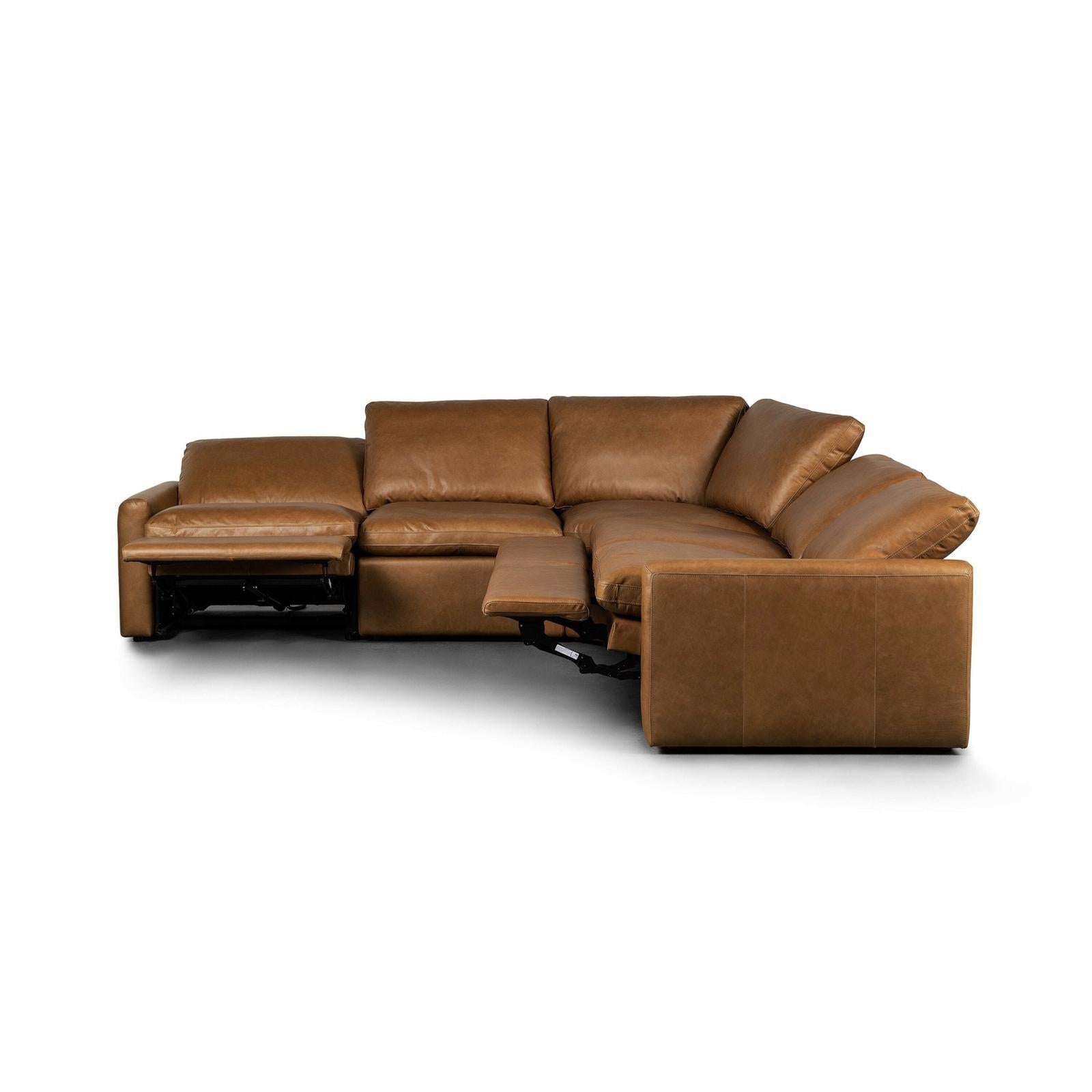 Four Hands Tillery Power Recliner 5-Piece Sectional