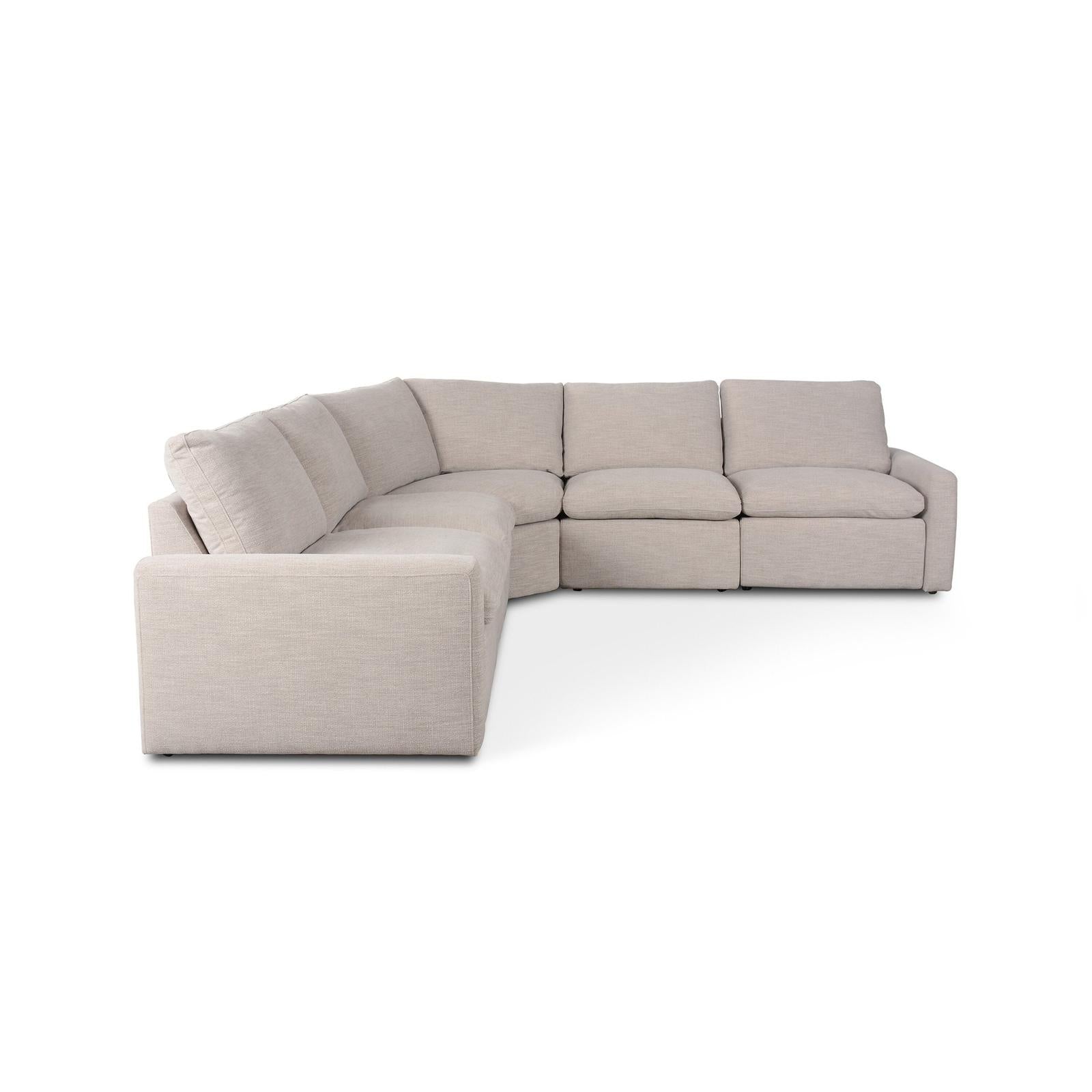 Four Hands Tillery Power Recliner 5-Piece Sectional