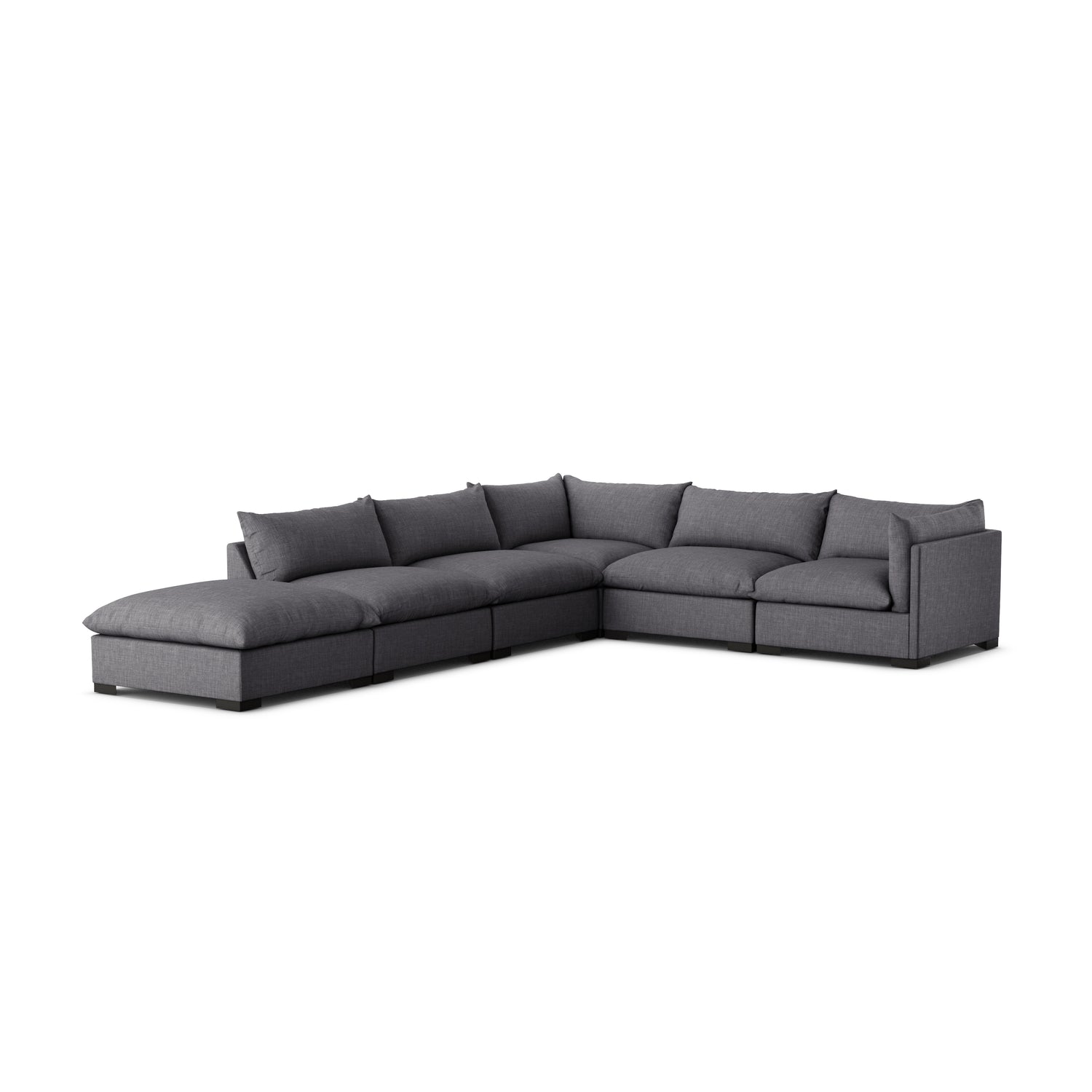 Westwood 5-Piece Sectional with Raf Ottoman