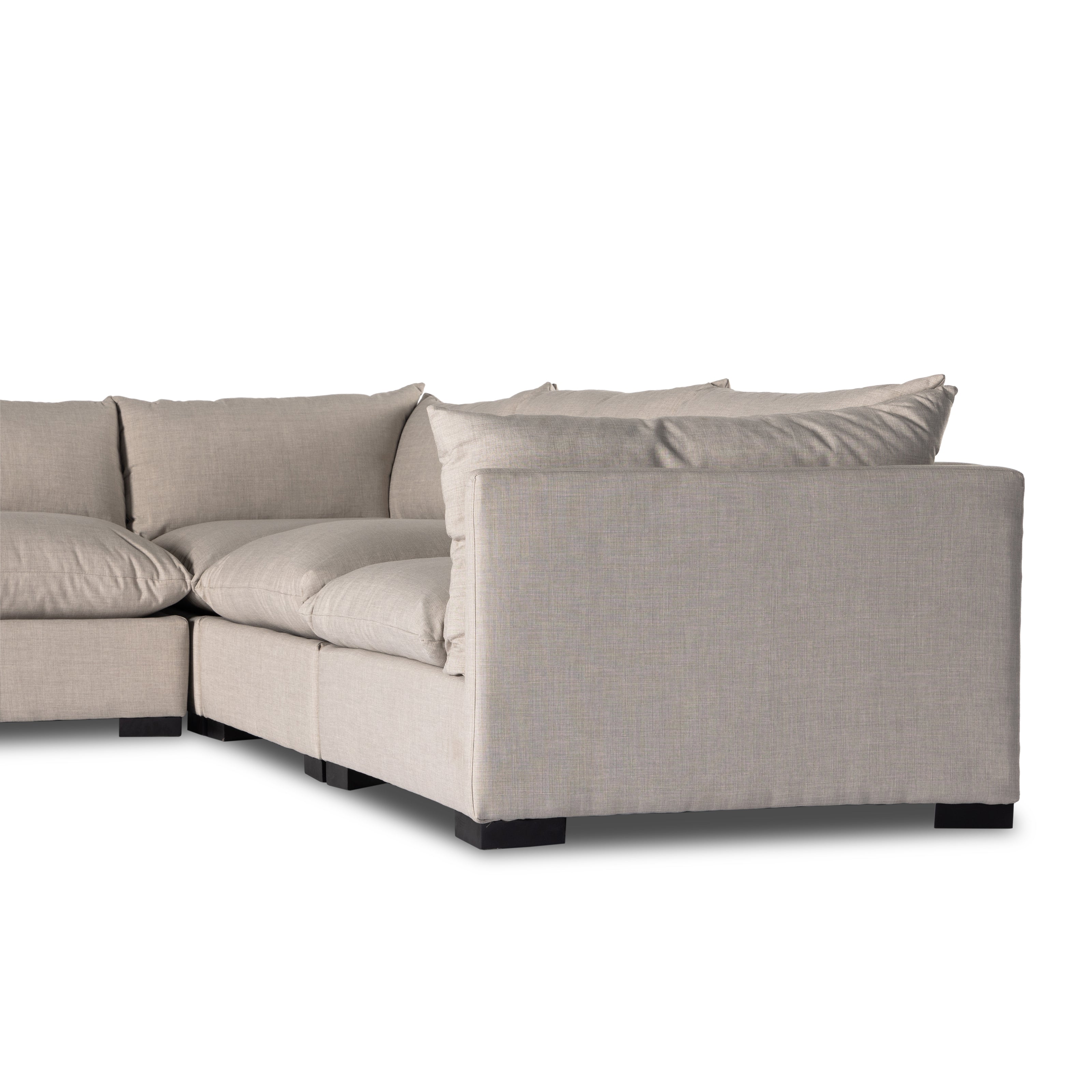 Westwood 5-Piece Sectional with Raf Ottoman