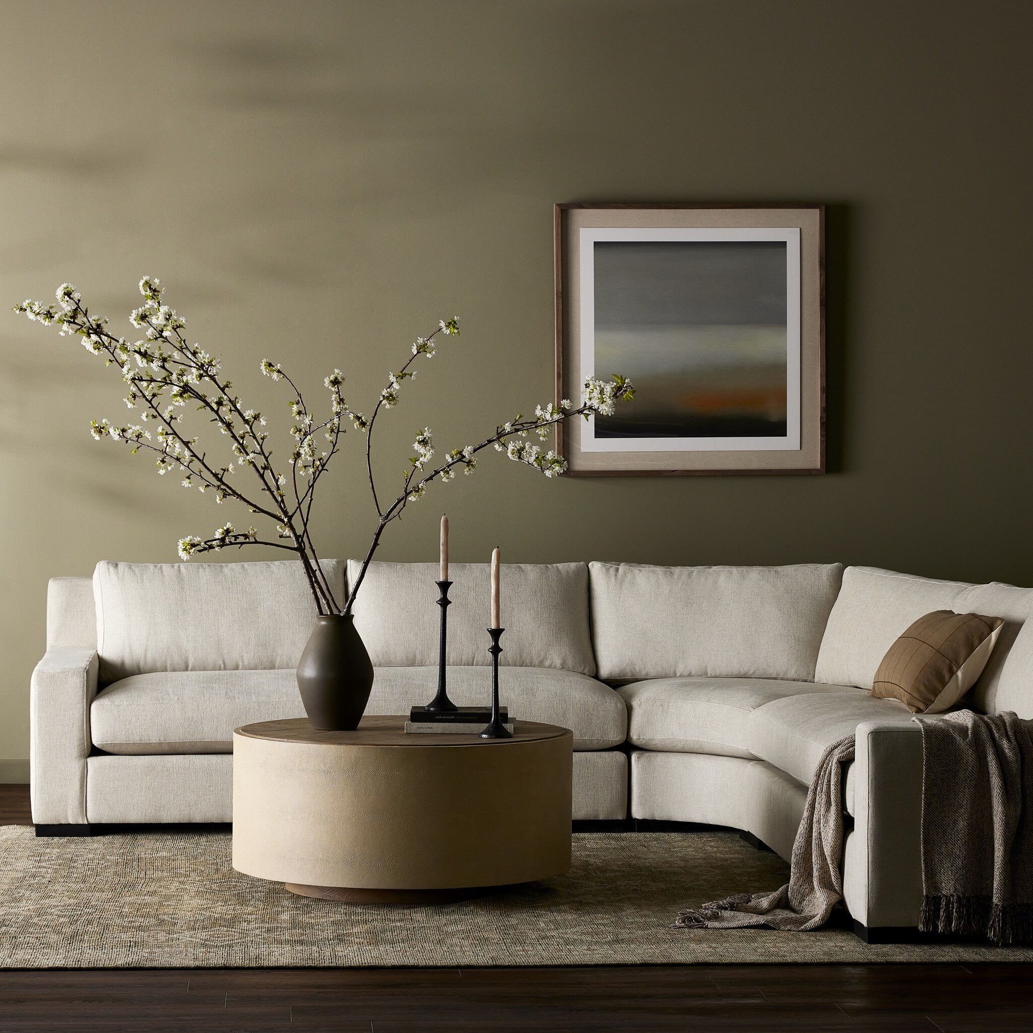 Four Hands Albany 3-Piece Sectional