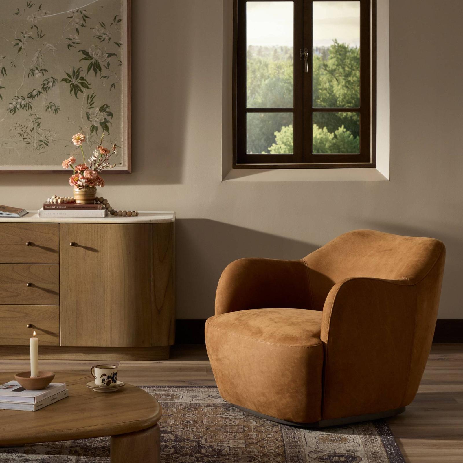 Four Hands Julius Swivel Chair