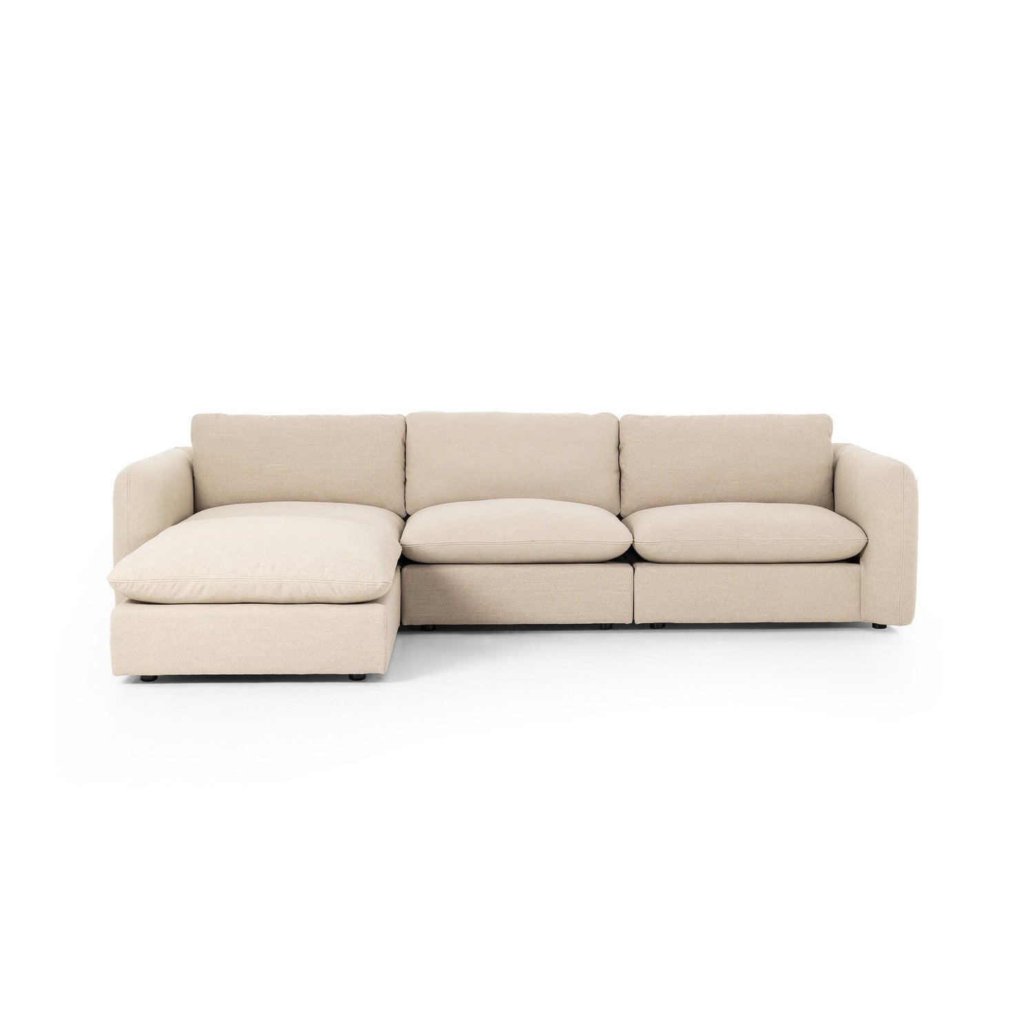 Four Hands Ingel 3-Piece Sectional W/ Ottoman