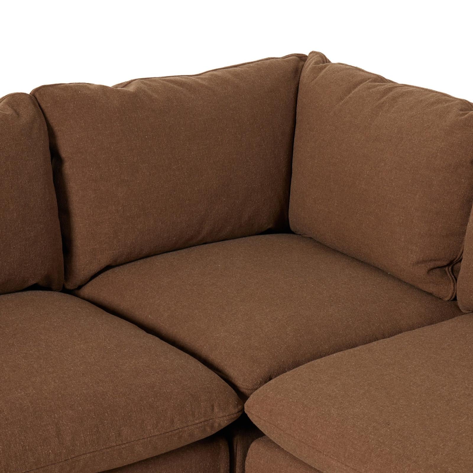 Four Hands Ingel 4-Piece Sectional W/ Ottoman