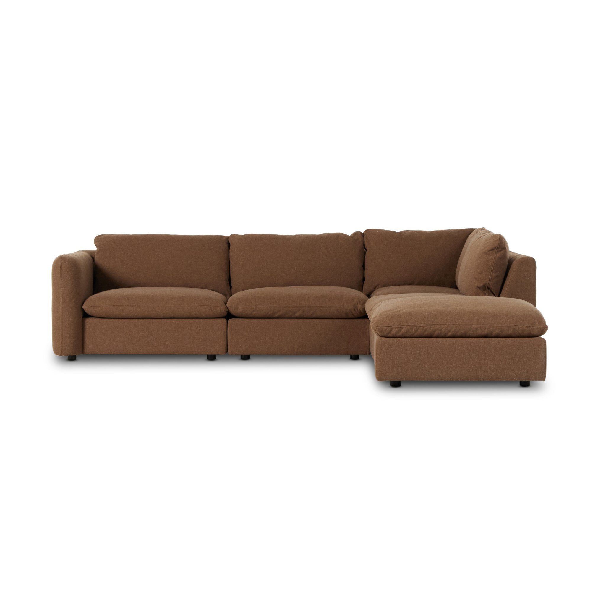 Four Hands Ingel 4-Piece Sectional W/ Ottoman
