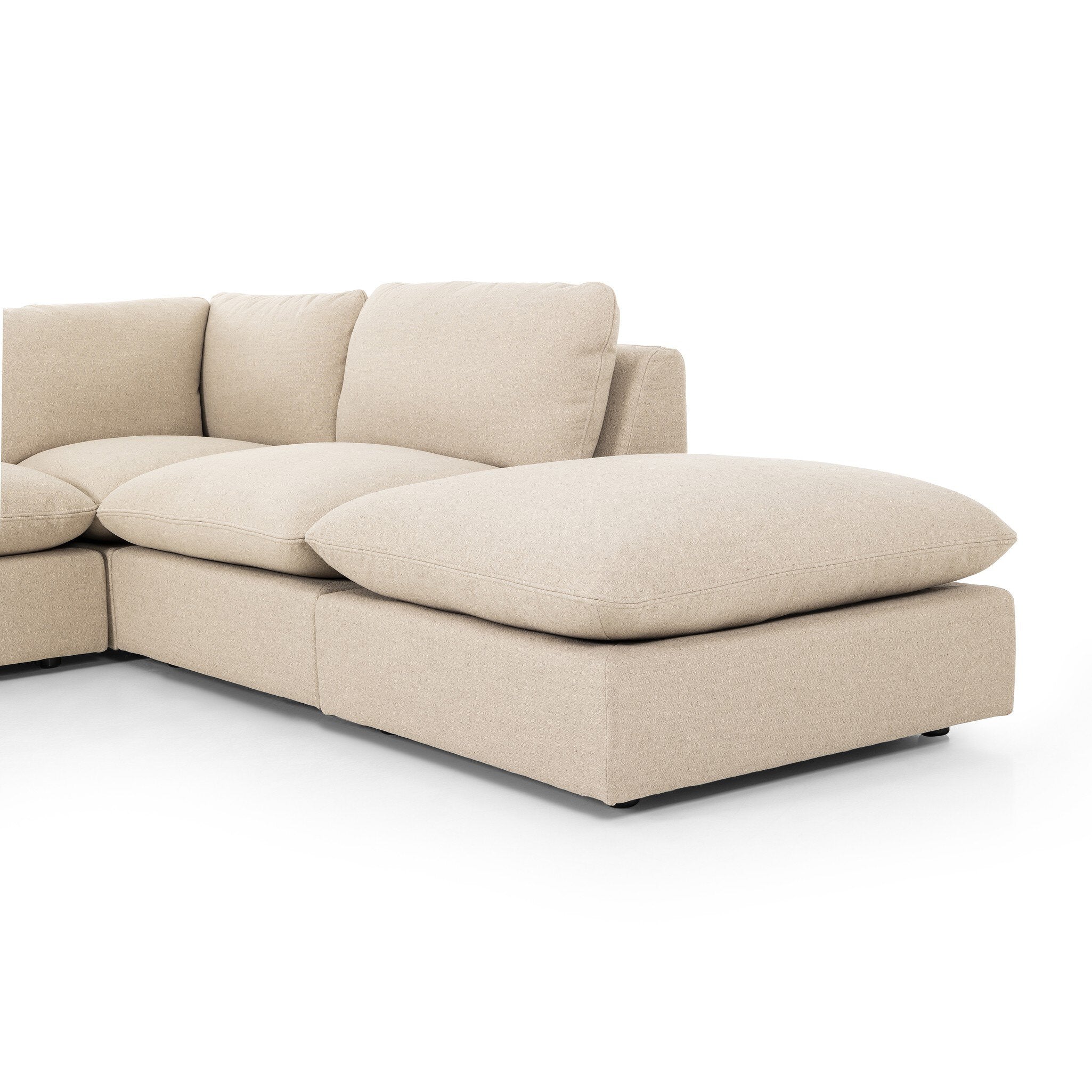 Four Hands Ingel 4-Piece Sectional W/ Ottoman