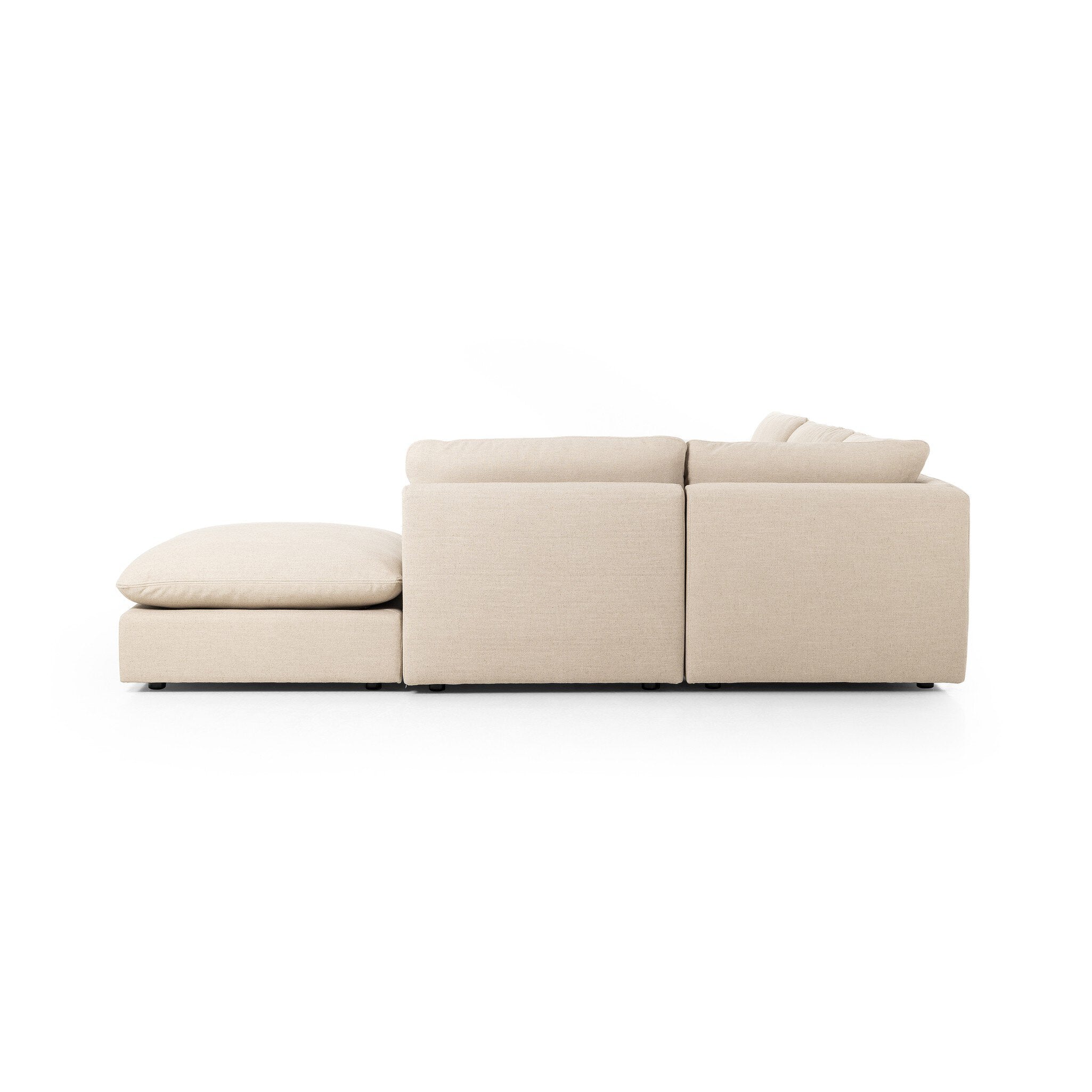 Four Hands Ingel 4-Piece Sectional W/ Ottoman