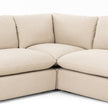 Four Hands Ingel 4-Piece Sectional W/ Ottoman