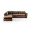 Four Hands Ingel 4-Piece Sectional W/ Ottoman