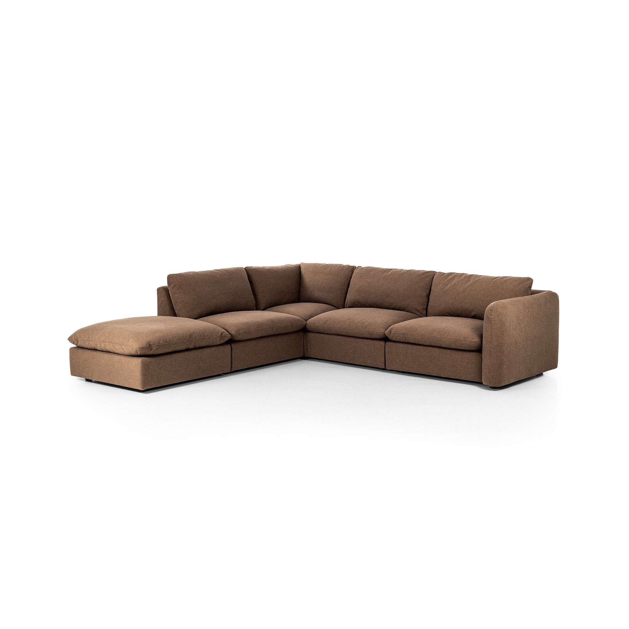 Four Hands Ingel 4-Piece Sectional W/ Ottoman