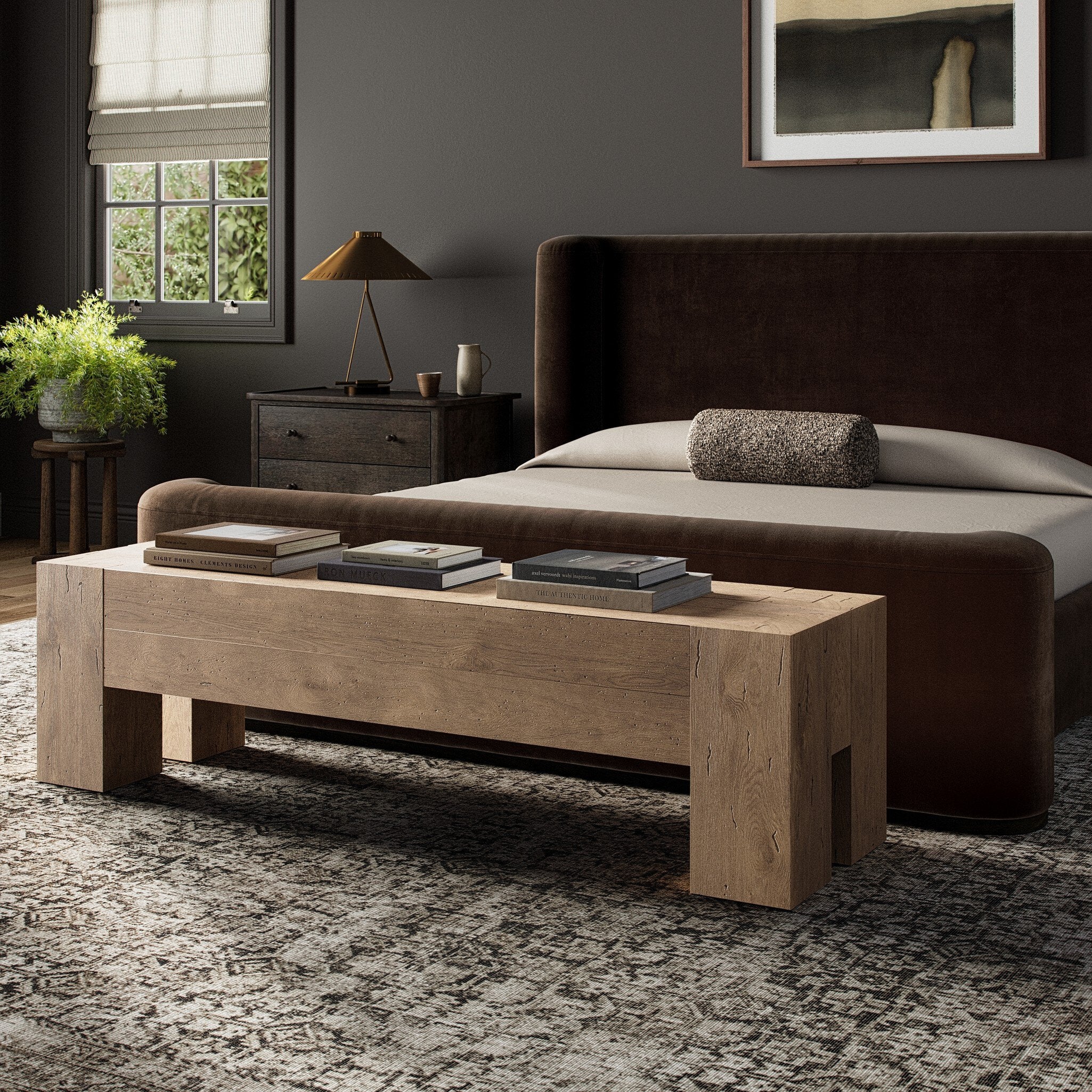 Four Hands Abaso Accent Bench