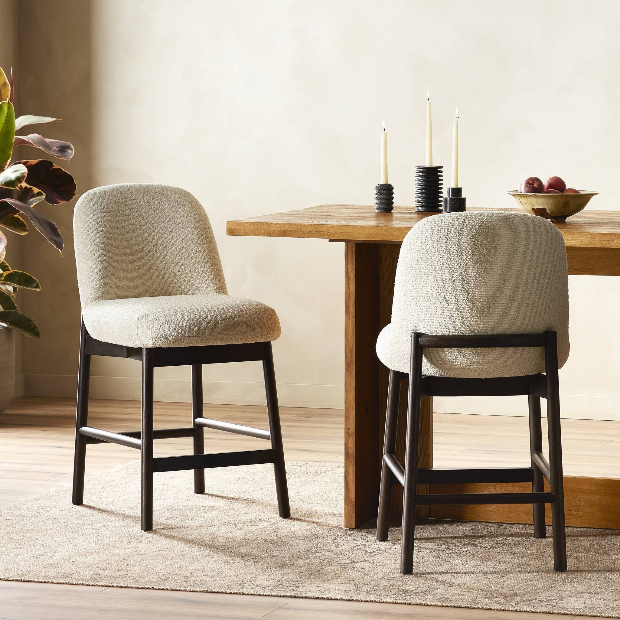 Four Hands Sora Armless Counter Stool
