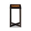 Four Hands Lennie Cast Glass End Table