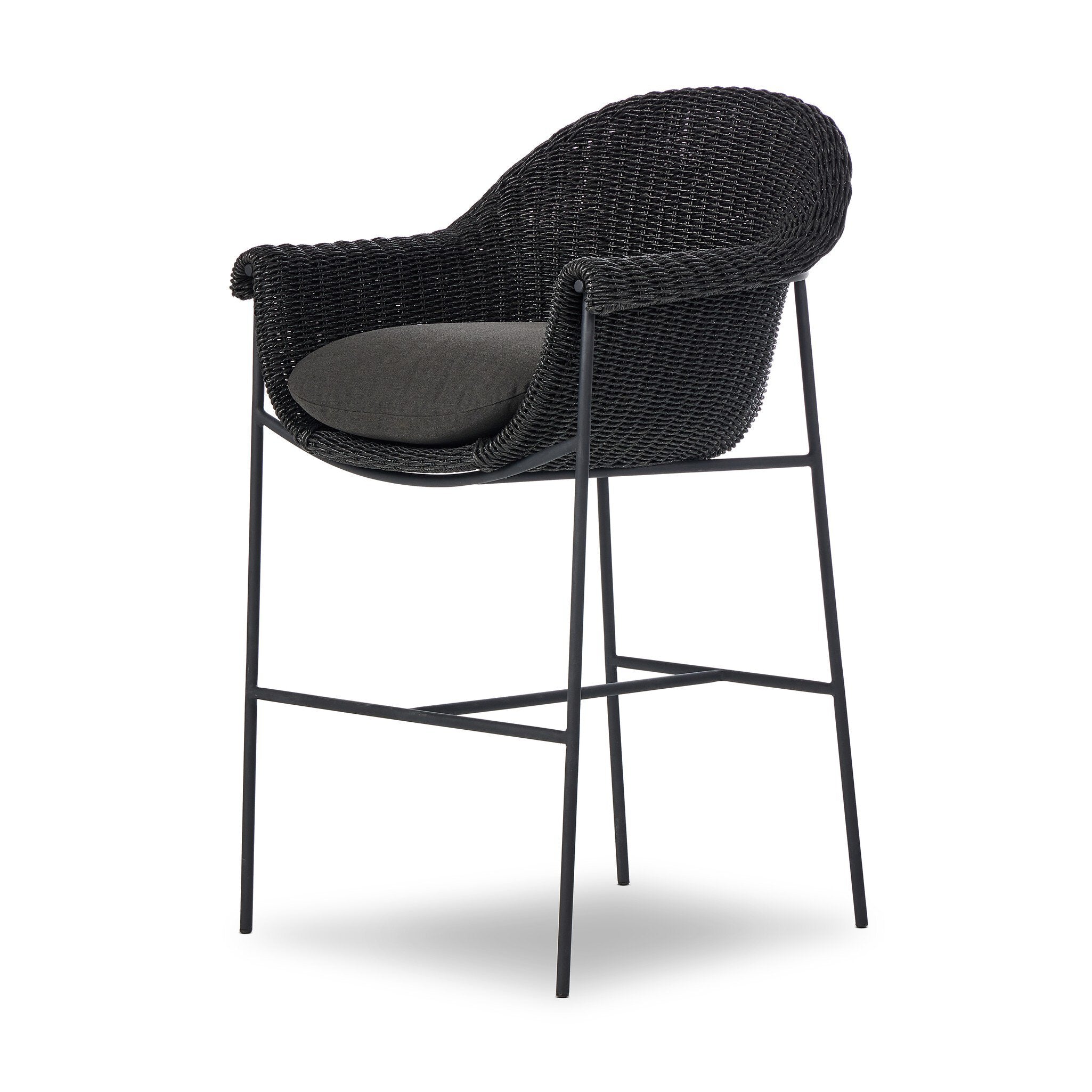 Four Hands Suerte Outdoor Bar + Counter Stool Arashi Ink