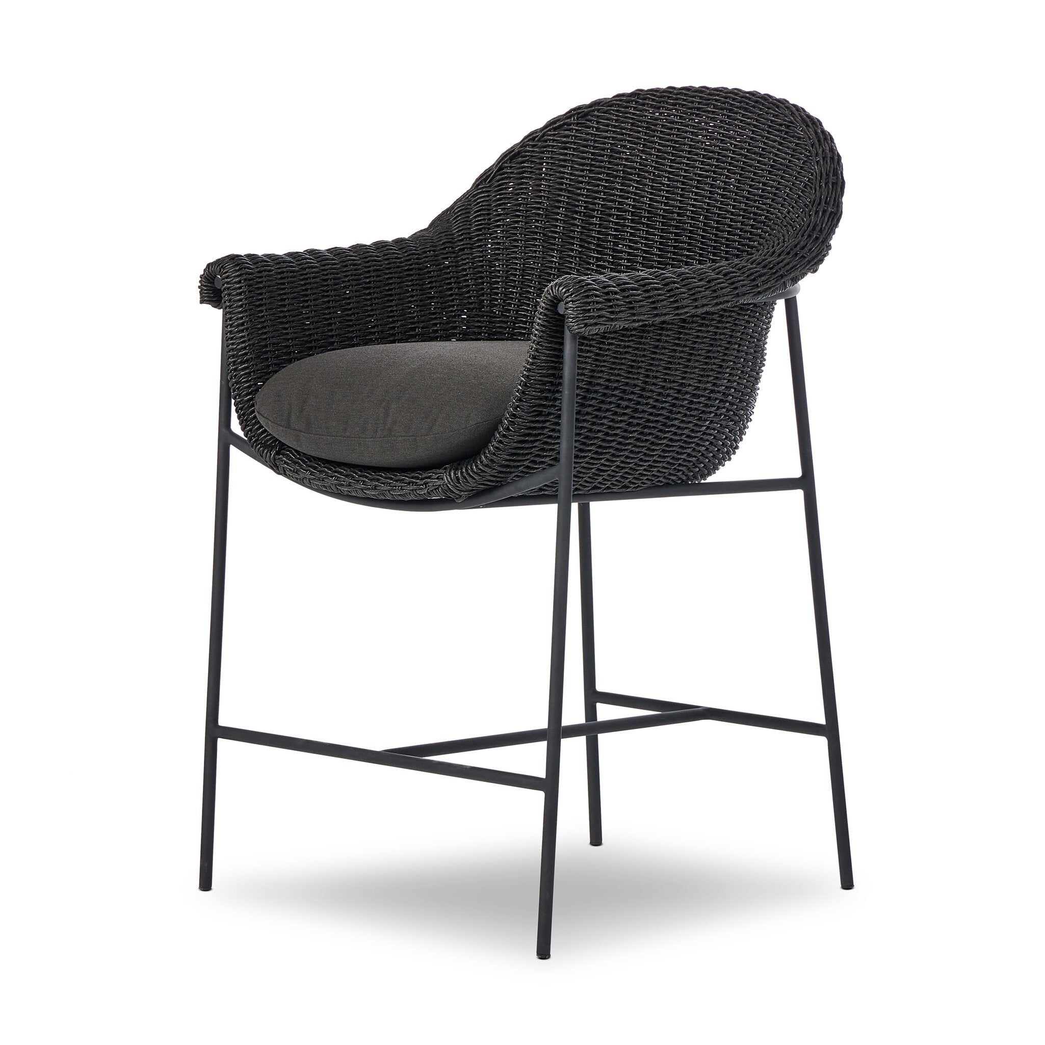 Four Hands Suerte Outdoor Bar + Counter Stool Arashi Ink