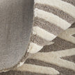 Feizy Kimball 8A31F Transitional Abstract Rug in Taupe/Ivory