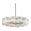 Corbett Circo 12 Light Warm Silver Leaf Chandelier Ceiling Light