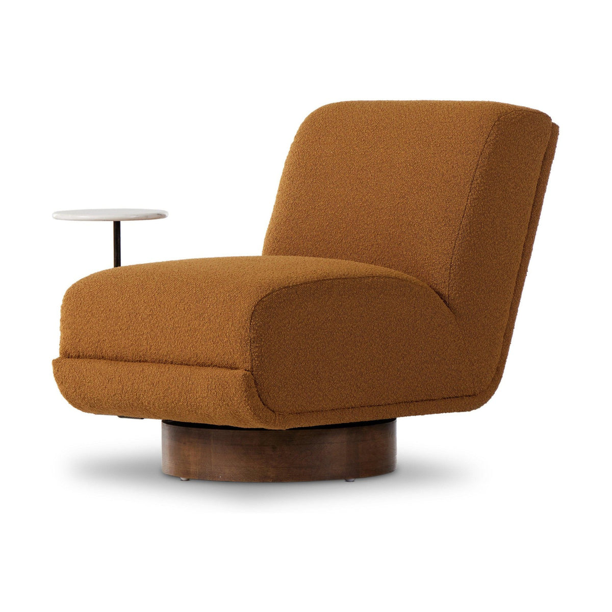 Four Hands Bronwyn Swivel Chair with Side Table — Grayson Living