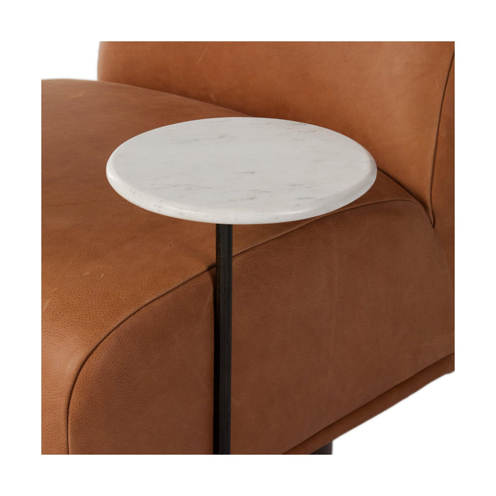 Bronwyn Swivel Chair with Side Table