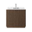 Four Hands Malden Satin Espresso Oak Veneer Single Vanity