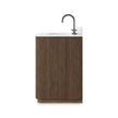 Four Hands Malden Satin Espresso Oak Veneer Single Vanity