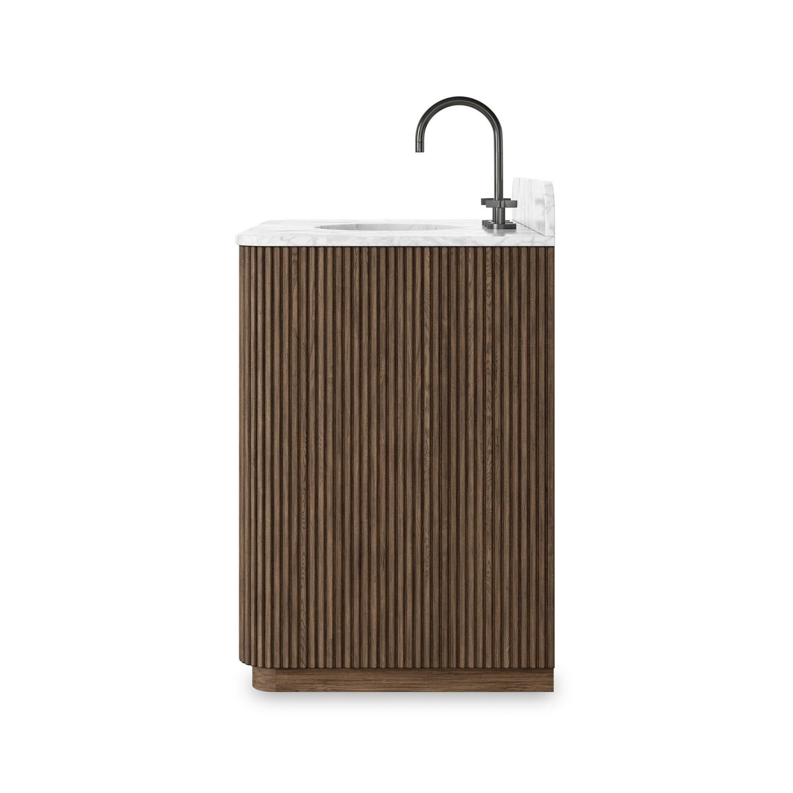 Four Hands Malden Satin Espresso Oak Veneer Single Vanity